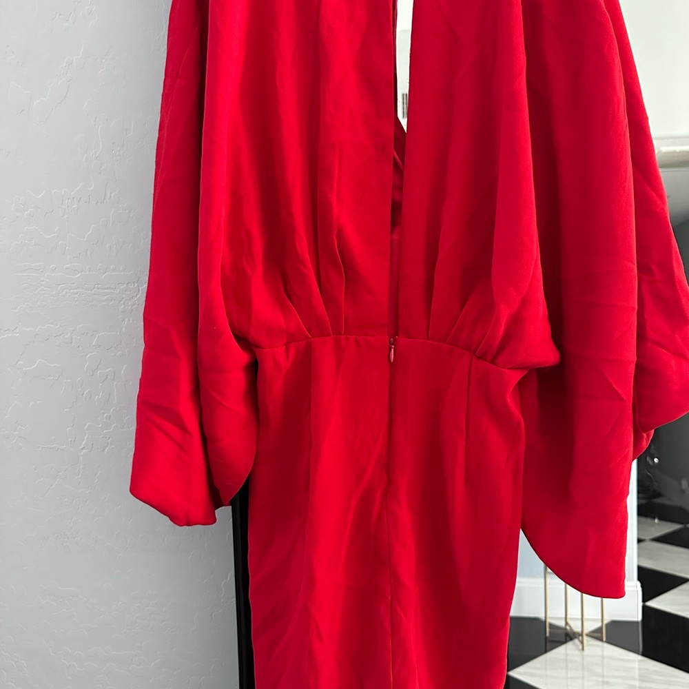 New Alexia admor red dress beautiful size 8 - Picture 9 of 9